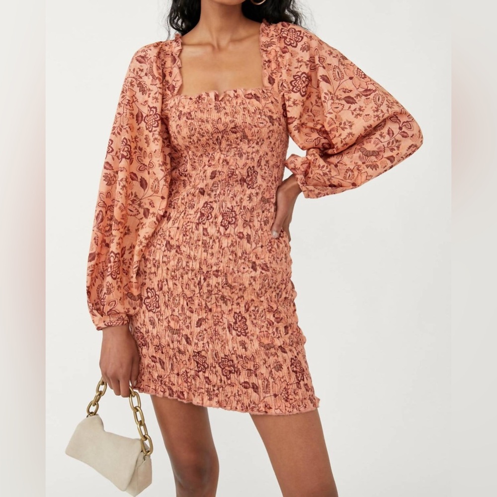 Free People Smock It To Me Mini Dress